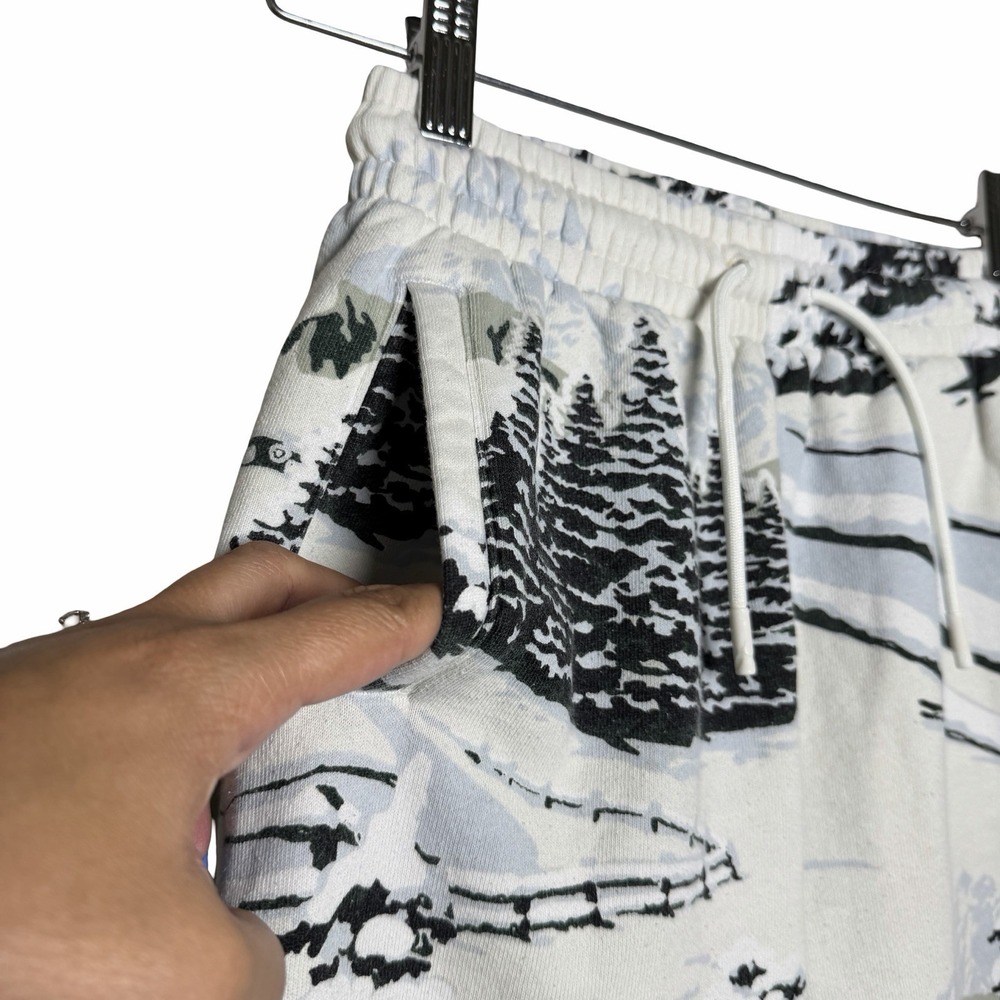 Jordan Brooklyn Fleece Boys M 10-12 Pants Ski Print Snowboard Joggers Jumpman - Picture 8 of 14